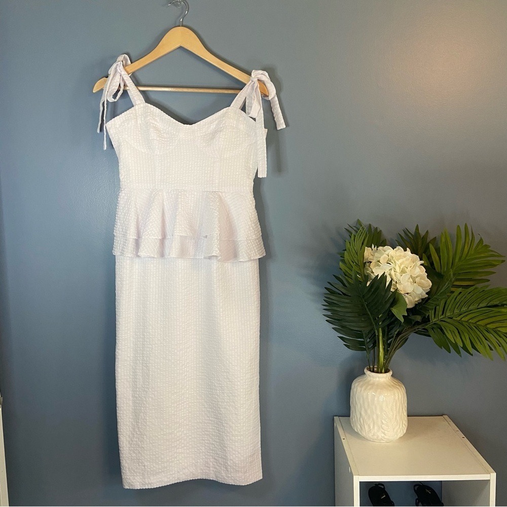 Hutch White Sleeveless Casa Midi Dress - Picture 2 of 11